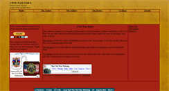 Desktop Screenshot of civilwarindex.oldtimepatterns.com